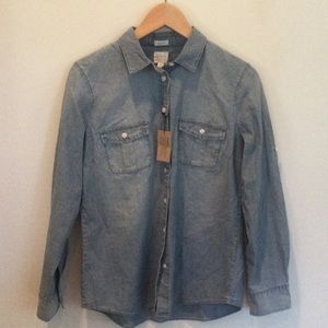 NWT J. CREW DENIM PERFECT FIT SHIRT